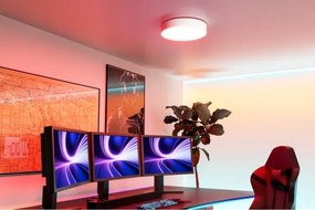 Eglo 901906 - Lampada da soffitto dimmerabile LED RGBW GALLIZZI-Z LED/15W/230V Ø39 cm bianca