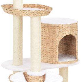 Albero per gatti con tiragraffi in sisal seagrass