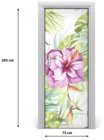 Rivestimento Per Porta Pattern hawaiano 75x205 cm
