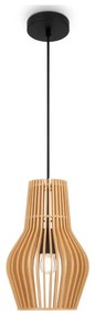 Maytoni MOD191PL-01W - Lampadario a sospensione con filo ROOTS 1xE27/40W/230V diametro 20 cm beige