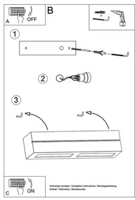 Applique VEGA LINE 1xE27/60W/230V bianco