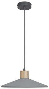 Ledvance - Lampadario a sospensione con filo DECOR CONCRETE 1xE27/15W/230V diametro 32 cm calcestruzzo grigio