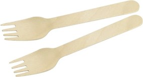 Set di 30 forchette in legno Nature - Fackelmann