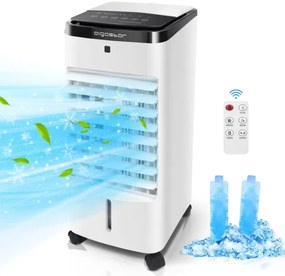 Aigostar - Raffrescatore aria 60W/230V bianco/nero con telecomando