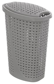 Portabiancheria Salvaspazio 45 Lt Feridras "Slim" Grigio