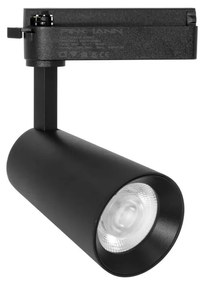 Faro LED 30W Monofase Nero CRI92 CCT Bianco Variabile 38° Bridgelux LED Colore Bianco Variabile CCT