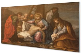 Quadro acrilico Gesù crocifisso 100x50 cm