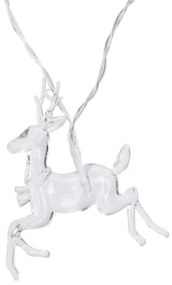 Aigostar - Catena luminosa LED natalizia 10xLED/3xAA 1,5m, luce calda, con renne