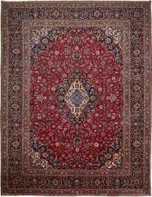 Kashan Tappeto persiano 400x300 Rosso (Iran) Annodato A Mano