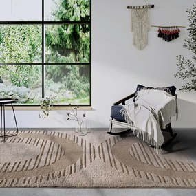 Tappeto beige 80x120 cm Bartoux Beige - Elle Decoration