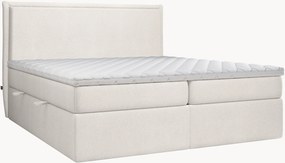 Letto boxspring fatto a mano con contenitore Kubric, H3