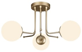 Lampada da soffitto di colore oro, altezza 34 cm Star - Squid Lighting