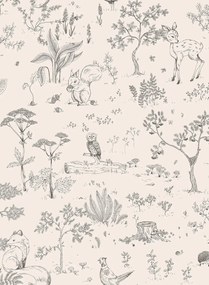 Sandberg Carta da parati Hollie - Graphite