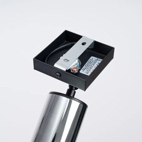 Sollux SL.1366 - Faretto da parete WINX 1xGU10/10W/230V nero/cromo