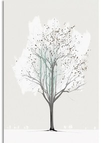 Quadro su tela – Albero minimalista in inverno