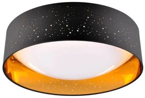 Plafoniera LED TULUZA LED/24W/230V diametro 40 cm nero