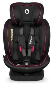 Lionelo - Seggiolino auto BASTIAAN i-Dimensioni 40-150 cm nero/rosso