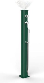 Fontana a colonna JG150/6016 in alluminio H 128 cm, 15.5 x 16.5 cm