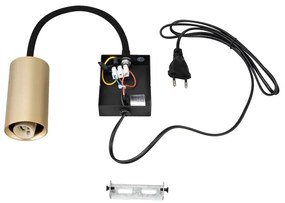 Brilagi - Lampada flessibile da muro SELE 1xGU10/30W/230V nero/oro