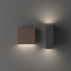 Ideal Lux - Applique da esterno TETRIS 1xG9/15W/230V IP44 marrone
