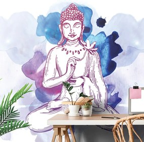 Carta da parati autoadesiva – Illustrazione di Buddha