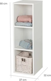 Libreria per bambini bianca 27x88 cm - Roba