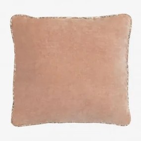 Cuscino Quadrato In Velluto (45x45 Cm) Arjona Rosa Chiaro - Sklum