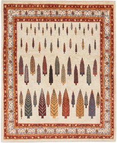 Loribaft Tappeto 150 x 190 Beige (Iran) Annodato A Mano