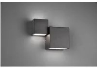 Applique Moderna Miguel Nero Doppia Emissione Led Trio Lighting