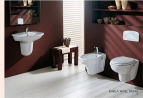 Lavabo 485 x 600 mm con colonna o semicolonna Karla RAK Ceramics KAWB00004