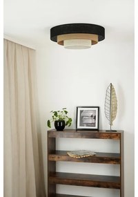 Brilagi -Plafoniera ASPEN LUNETA LED/12W/230V diametro 60 nero/beige/color crema