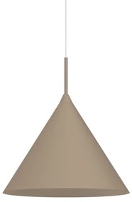 Lampadario a sospensione su cavo CAPITAL, 1xGX53/15W/230V, Ø 32 cm, tortora