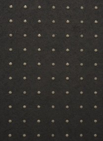 Arte International Carta da parati Dots - 31034 - Dark Burnt Umber