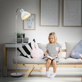 Lampada da terra 1xE27/25W/230V bianca