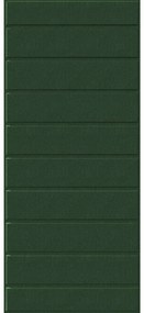 Pannello per porta d'ingresso P033 pellicolato pvc verde L 92 x H 210.5 cm, Sp 6 mm apertura reversibile