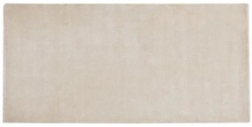 Tappeto viscosa beige chiaro 80 x 150 cm GESI II Beliani