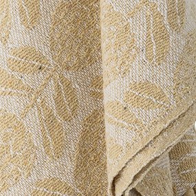 Coperta gialla in misto cotone 130x155 cm Pratello – Bloomingville