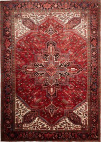 Heriz Tappeto persiano 250 x 360 Rosso (Iran) Annodato A Mano