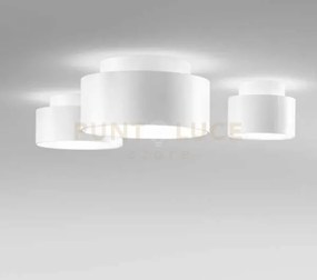 Baum plafoniera doppia emissione led 3000k 1360lm 12+3w ip20 bianco