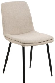 Sedia da pranzo crema Becca - Actona