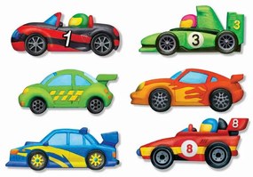 Calchi in gesso - Macchine da corsa