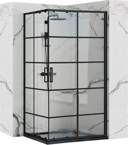 Cabina doccia Rea Concept Black 80x100