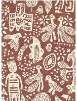 Lewis & Wood Carta da parati Minna Maze - Russet