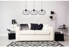 Lampadario a sospensione con filo BOCCA 3xE27/60W/230V