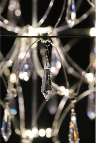 Lampadario LED argentato ø 60 cm Efesos – Markslöjd