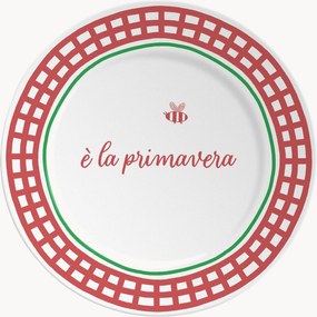 Piatto da dessert in porcellana Primavera