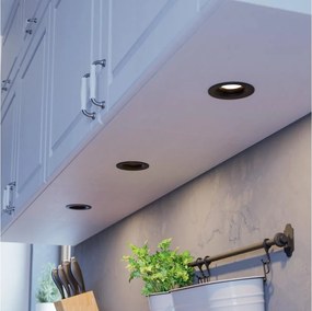 Eglo 902278-Set 3x LED dimmerabile plafoniera SALICETO LED/4,8W/230V Ø8,8 cm nero