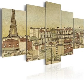 Quadro La Parigi dei secoli passati