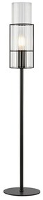 Markslöjd 108556 - Lampada da tavolo TUBO 1xE14/40W/230V 65 cm nero/clear