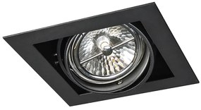 Faretto da incasso nero G53 111mm regolabile - Oneon